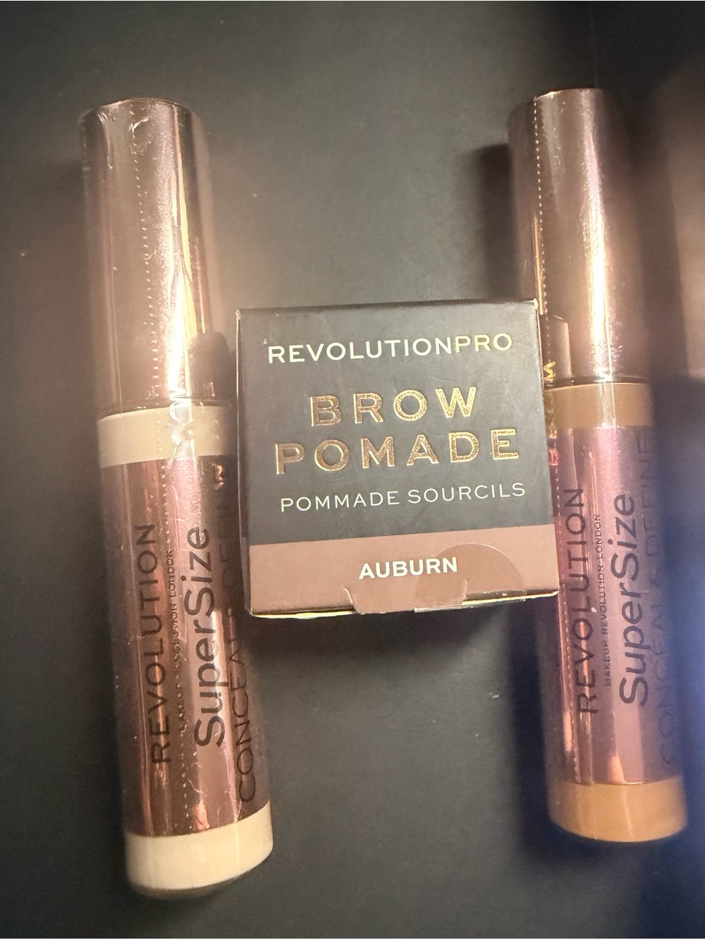 Revolution Brow Pomade & Super Size Contouring Concealer Set
